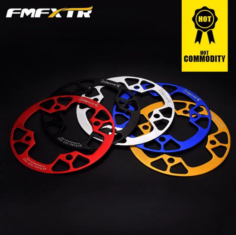 Aluminum Alloy Bike Chainring Guard For 32T-36T 104BCD Cranksets – Mountain Bike Sprocket Protector (Colorful)