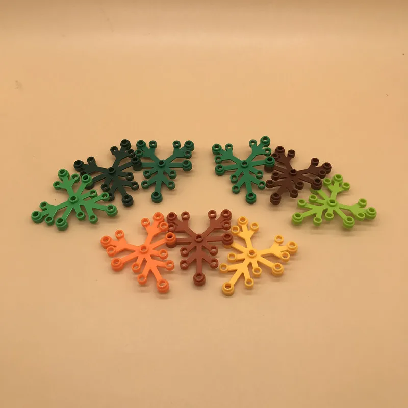 Educational building block moc-2417 DIY compatible particle assembly Street View decorative 6X5 leaves | Игрушки и хобби