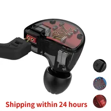 KZ ZS10 наушники 4BA+ 1DD динамические арматурные наушники HiFi бас гарнитура шумоподавление в ухо Мониторы гибридные наушники