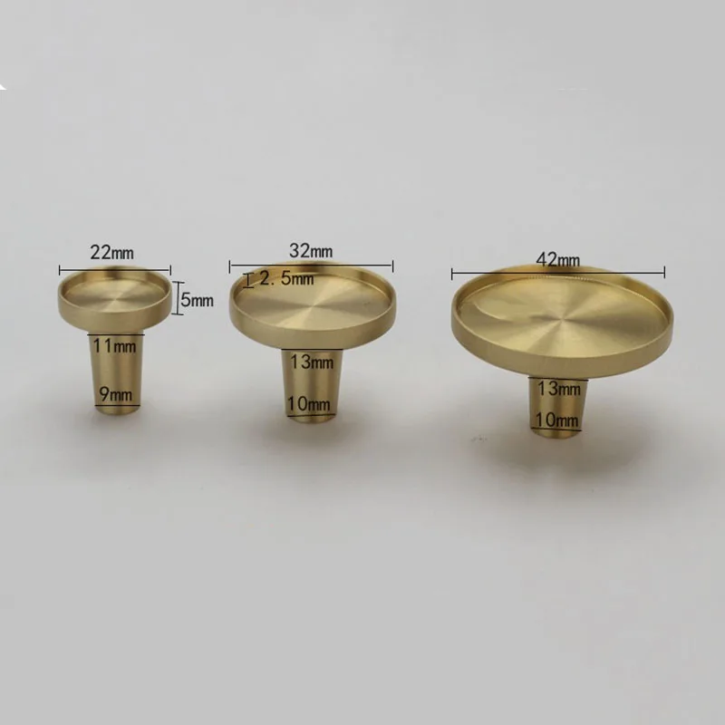 brass round handle 1