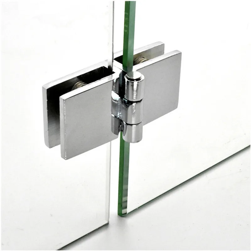 Door Hinges 4 PCS Cabinet Glass Wine Door Suitable for glass thickness 5-8mm 90/180/0 degree