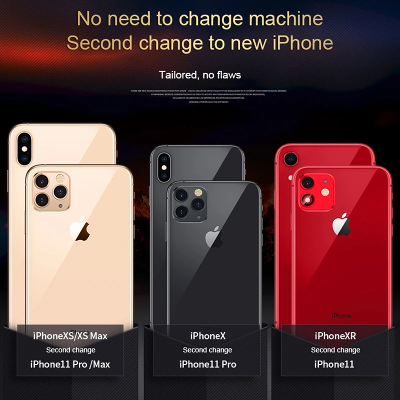 New Metal Alumium Camera Lens For iPhone X XR XS Max Seconds Change For iPhone 11 Pro Protector Cover Camera Protective Cover