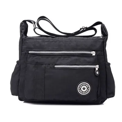 Новое поступление, водонепроницаемая сумка для детских подгузников для коляски, многофункциональная сумка для подгузников для мам и мам, дорожная сумка для мам, 6 цветов - Цвет: black