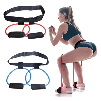 

Fitness Bands Set For Butt Legs Muscle Training Adjust Waist Belt Elastic Bands Pedal Exerciser Workout Resistance Bands