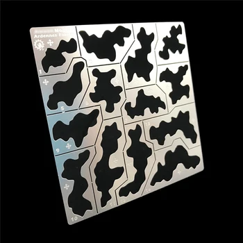 

Building Tools General Forest Camouflage Stenciling Template Leakage Spray Plate AJ0032 for 1/35 1/100 Gundam Military Model