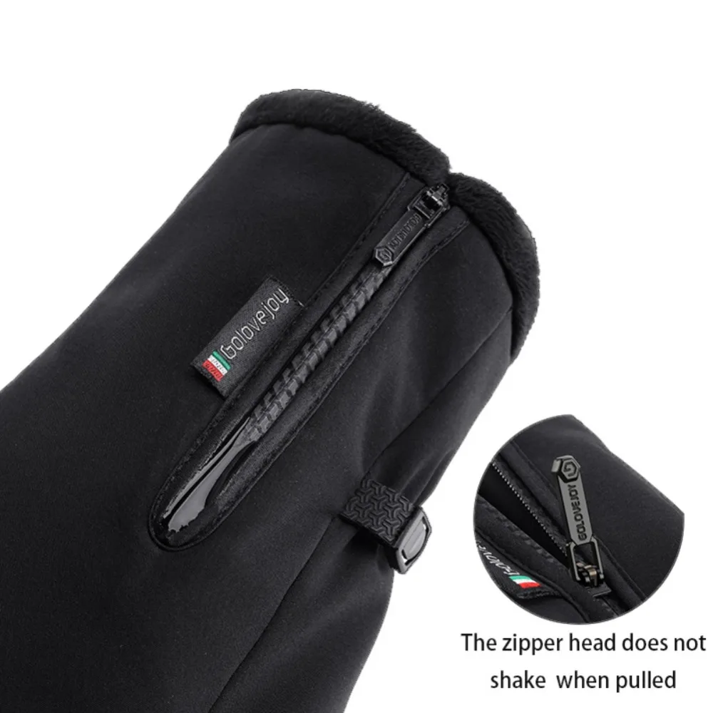 Winter Gloves Men Women Waterproof Touchscreen Gloves Anti-slip Cycling Thicken Warm Gloves For Running Climbing Skiing Riding