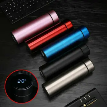 

500ml Smart Vacuum Flasks Stainless Steel Smart Thermos Cup Display Temperature Bottle