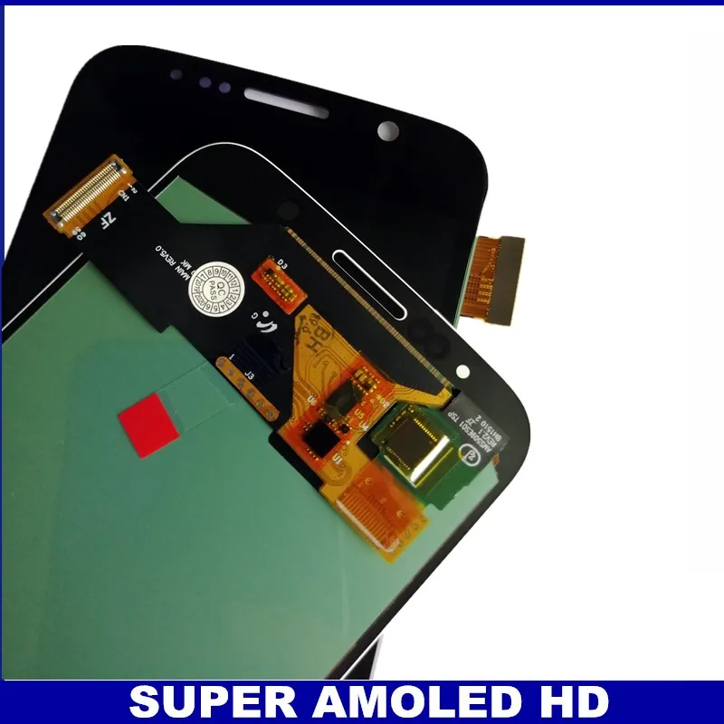 Протестированный AMOLED для samsung S6 G920 G920F G920A G920FQ ЖК-дисплей сенсорный дигитайзер сборка запасные части