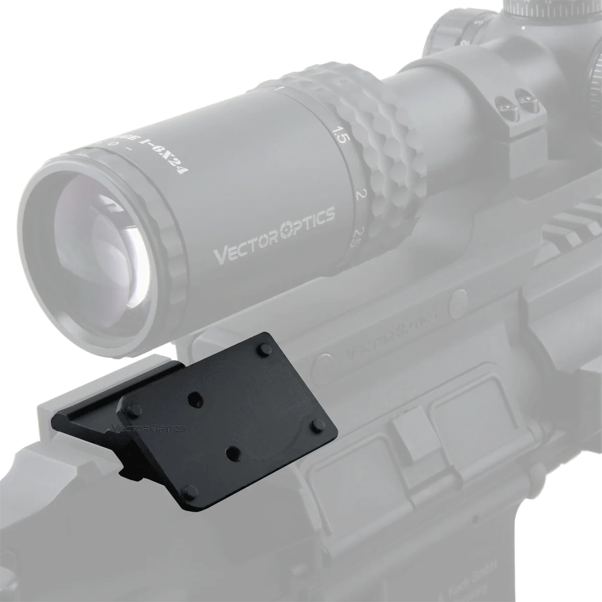 Red Dot Sight Vector Optics Red Dot Sight 45&deg; Offset Picatinny Mount For AR platform Fit Frenzy RMR RMSC VT Footprint
