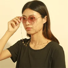

2022 Fashion Leaf Glasses Hanging Chain Non-Slip Reading Jewelry For Women Personality Fashion Sunglasses Accessories