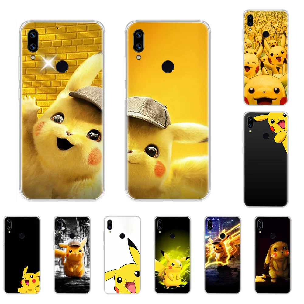 Pikachu Pokemon прекрасный Аниме роскошный уникальный дизайн чехол для телефона Xiaomi Redmi