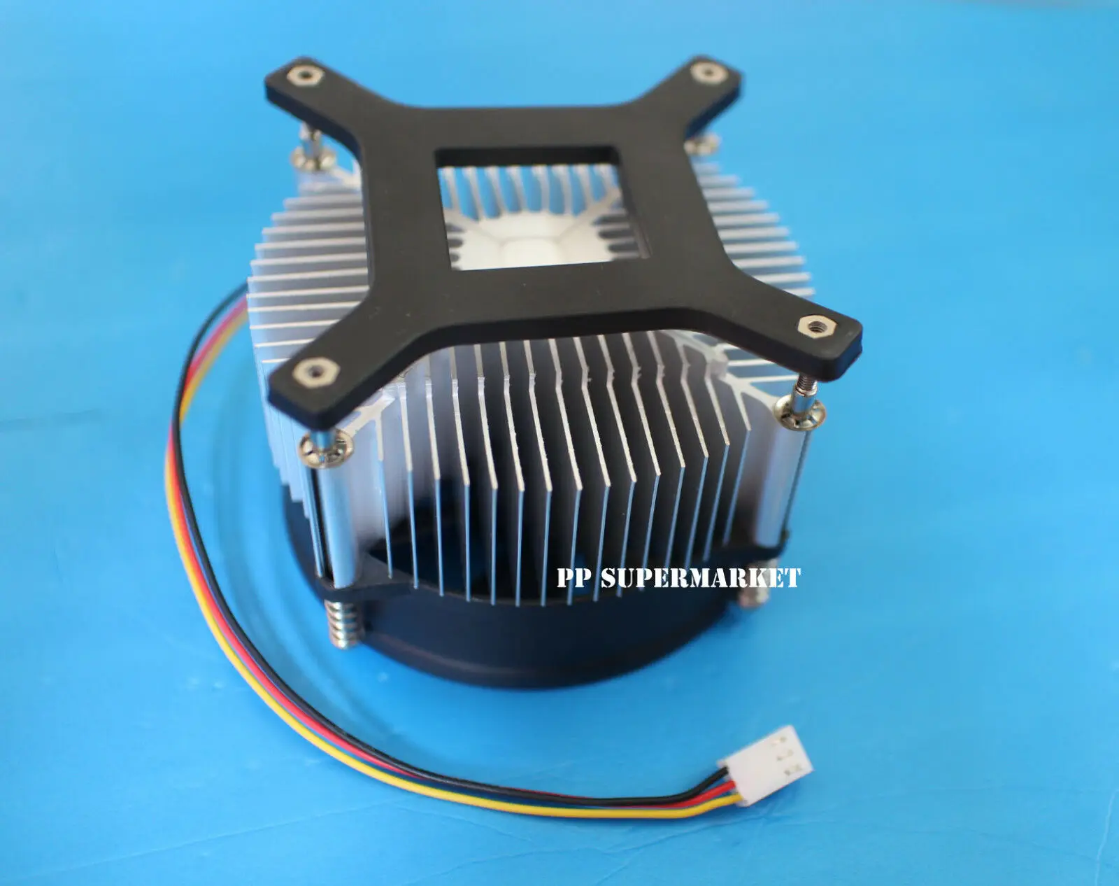 1 комплект алюминиевый радиатор вентилятор охлаждения 50 Вт 100 Вт Высокая мощность светодиодный светильник 95*95*55 мм
