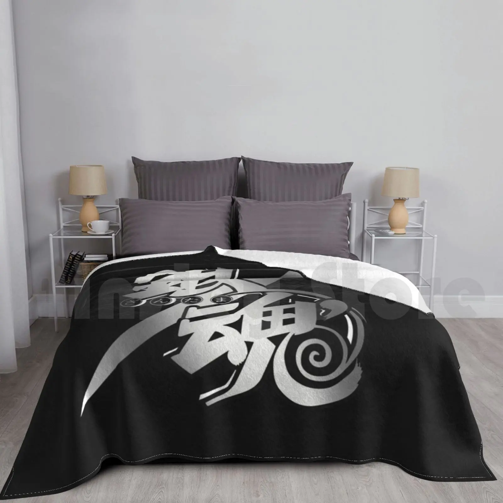 Gintama Logo Series Coperta Super Soft Warm Light Thin Gintama Anime Amkurai Sakata Gintoki Manga Silversoul