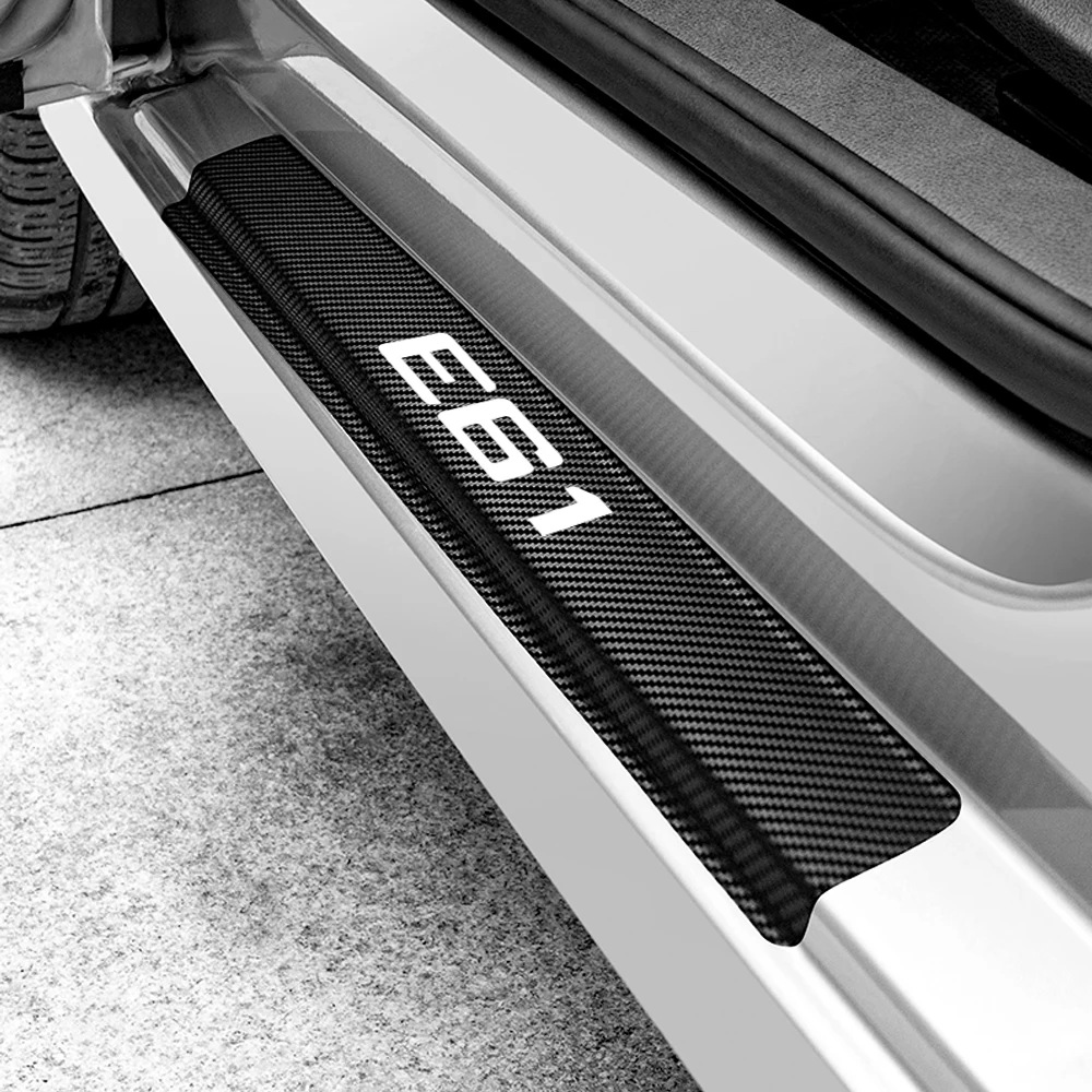 4 шт. декоративные наклейки из углеродного волокна для BMW M Performance E28 E30 E34 E36 E39 E46 E52 E53