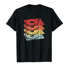 2019 moda hombres camiseta Vintage vinilo grabador camiseta regalo Retro Idea