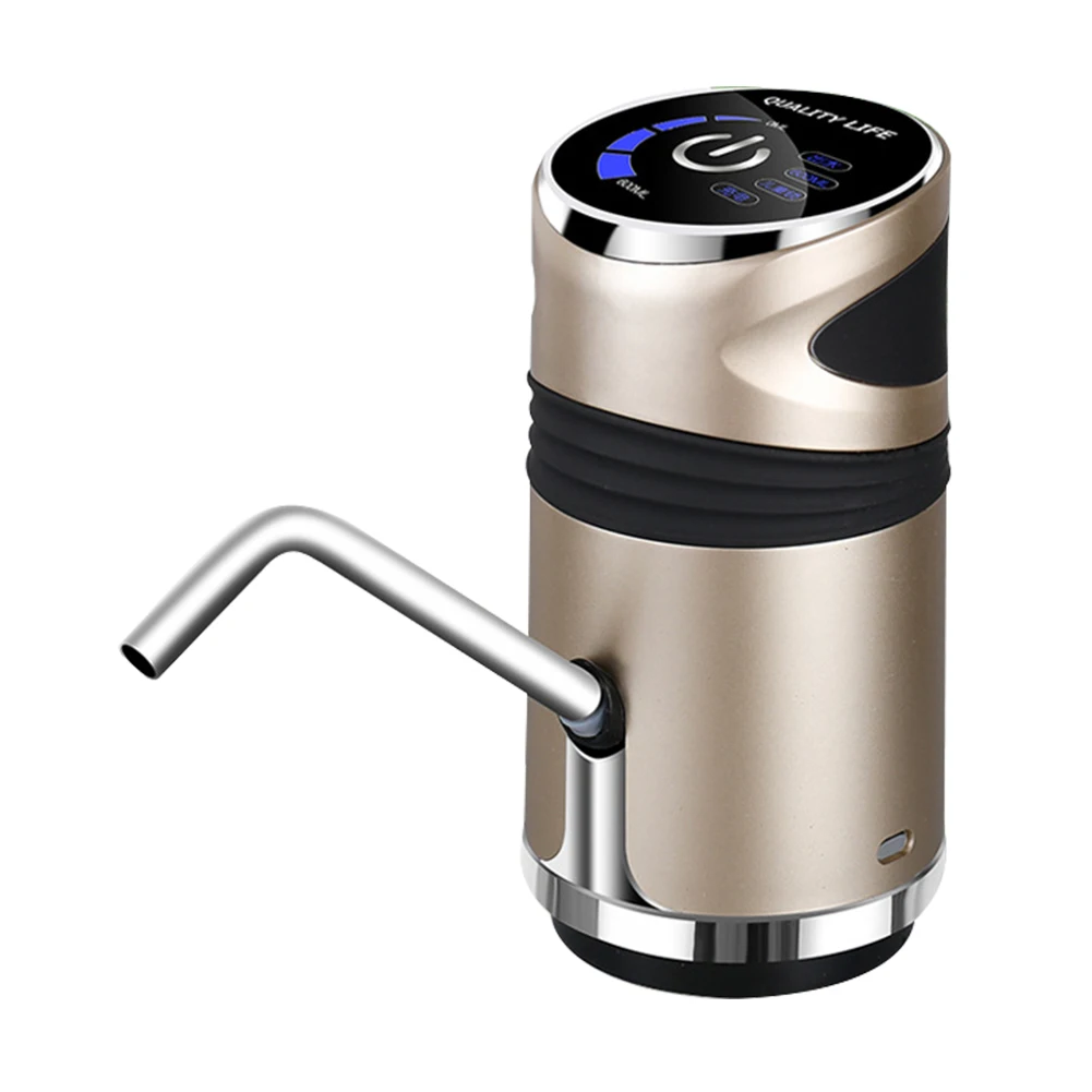 Зарядка через Usb Smart Электрический насос для бутылки воды Автоматическая питьевая вода 2-5 галлонов гигиенические Портативный для дома на открытом воздухе - Цвет: XB-8 gold