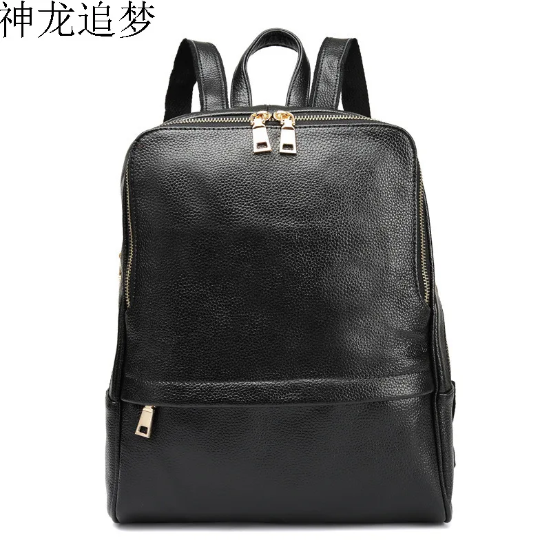 

Vintage Design women backpack genuine leather school bags for teenage girls casual large capacity multifunctional shoulder bag
