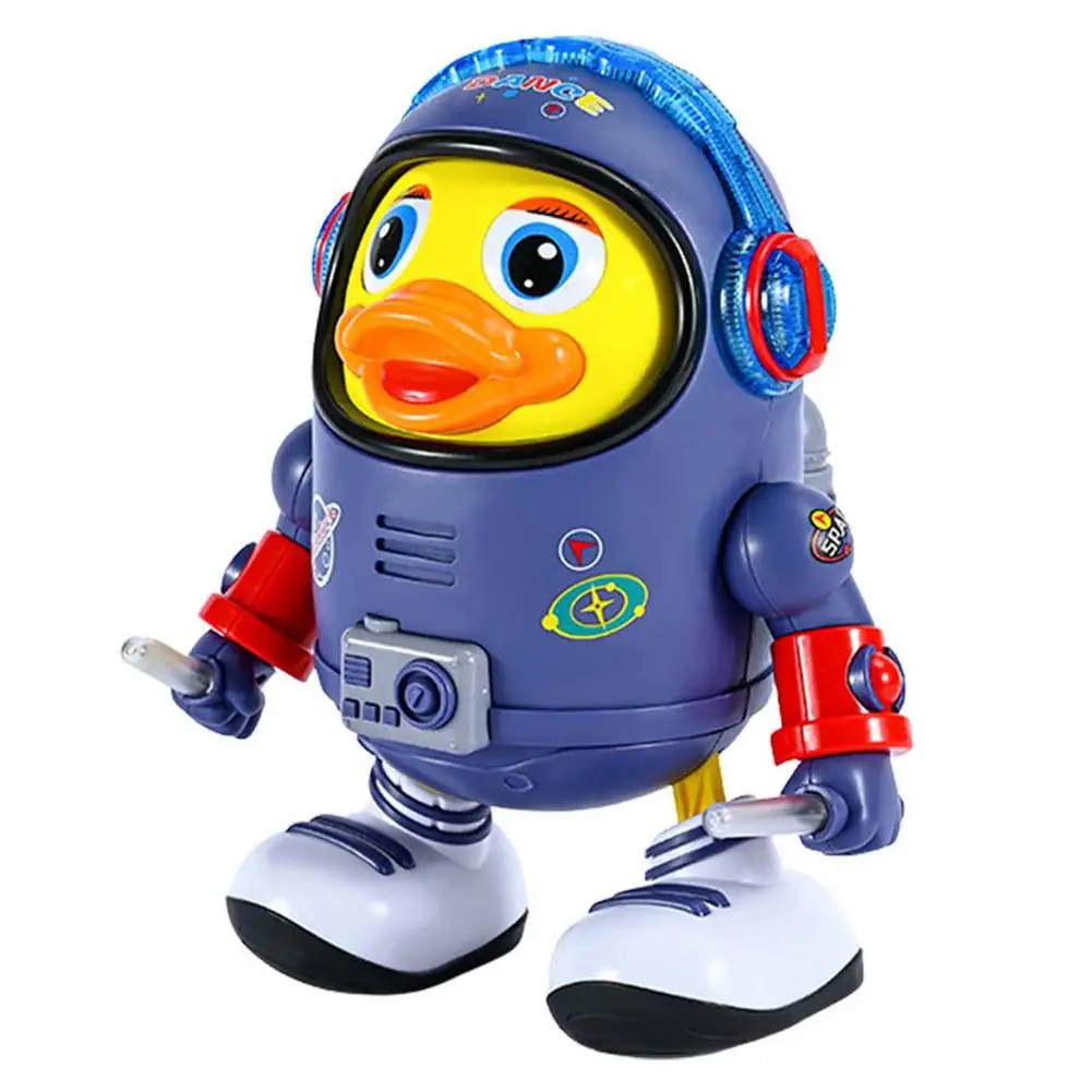 Dancing Walking Duck Light Up Baby Toys Electric Musical Duck Toy Cool