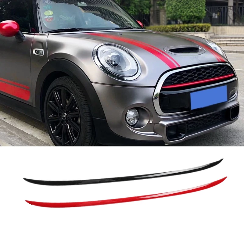 Black Red Abs Car Front Grille Cover Grill Mouldings Trim For Mini Cooper S  F55 F56 Countryman R60 High Version - Racing Grills - AliExpress