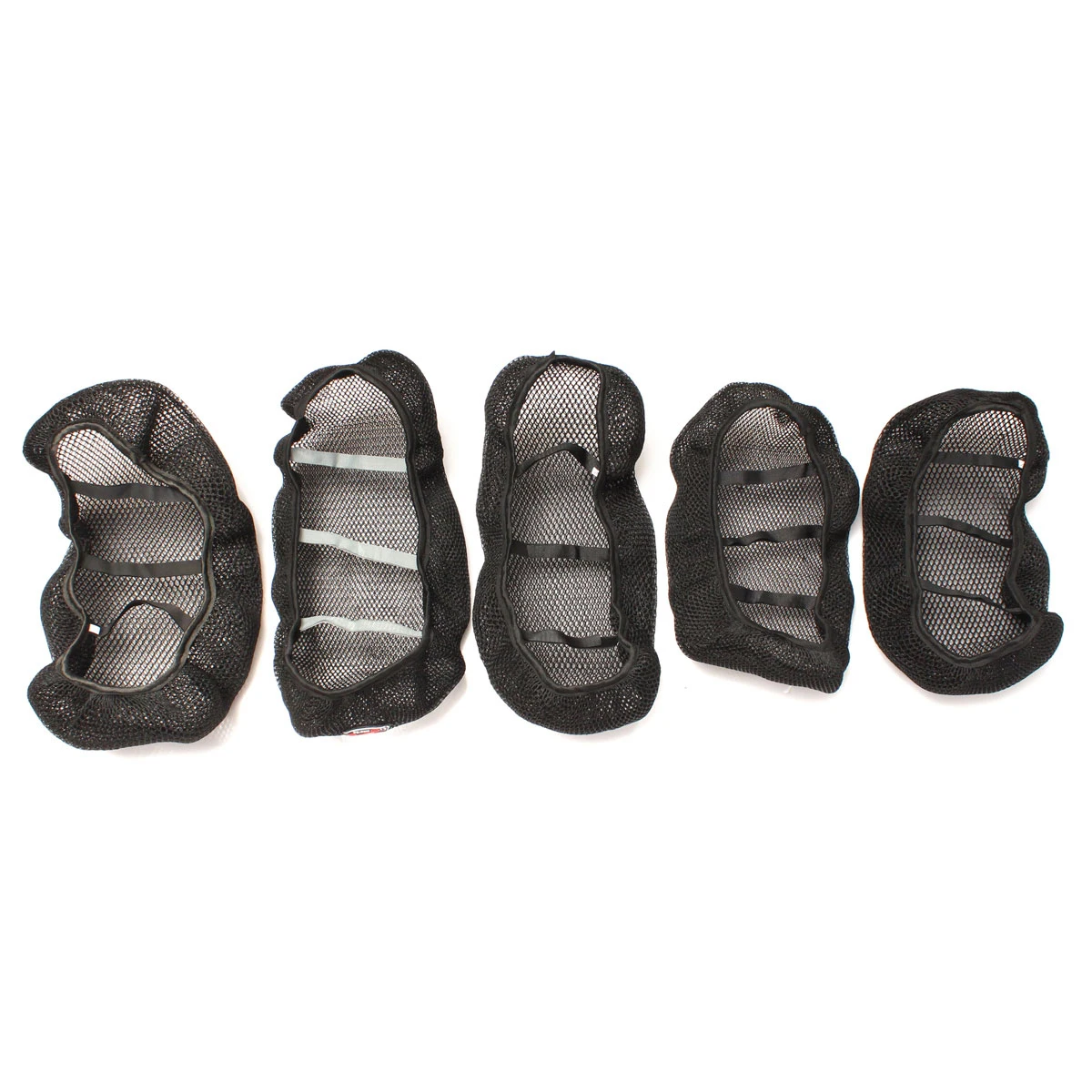3D Black Motorcycle Electric Bike Net Seat Cover Breathable Protector Cushion