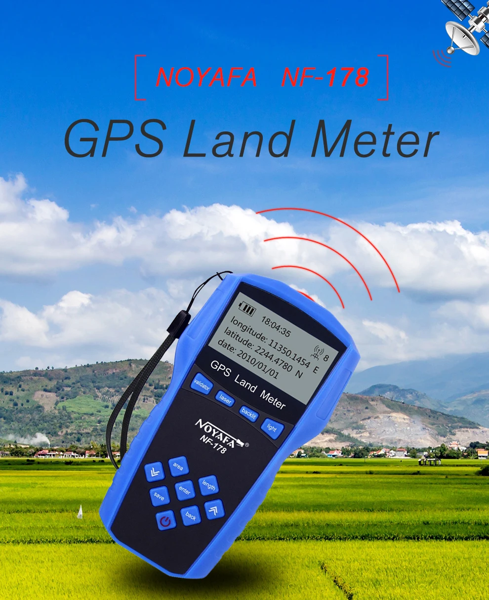Noyafa Nf178 Handheld Gps Survey Gps Land Survey Meter With Measuring
