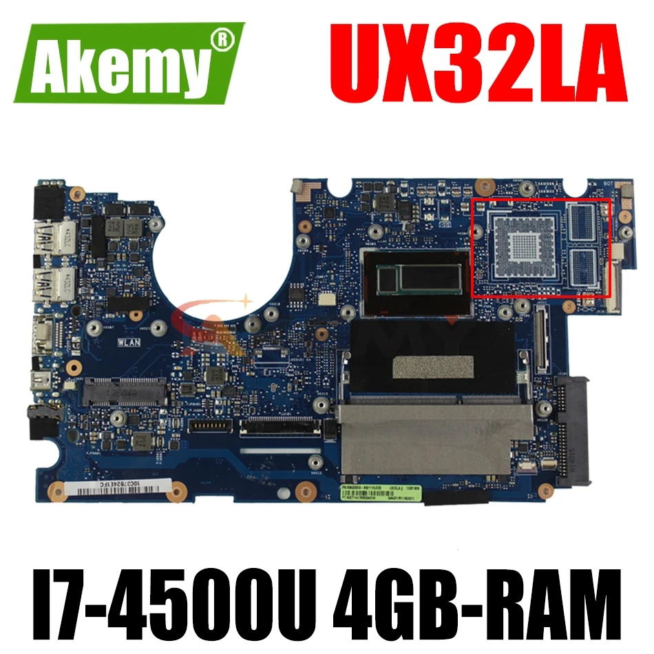 AKEMY UX32LA LN Laptop Motherboard For ASUS UX32LA UX32LN UX32L ...