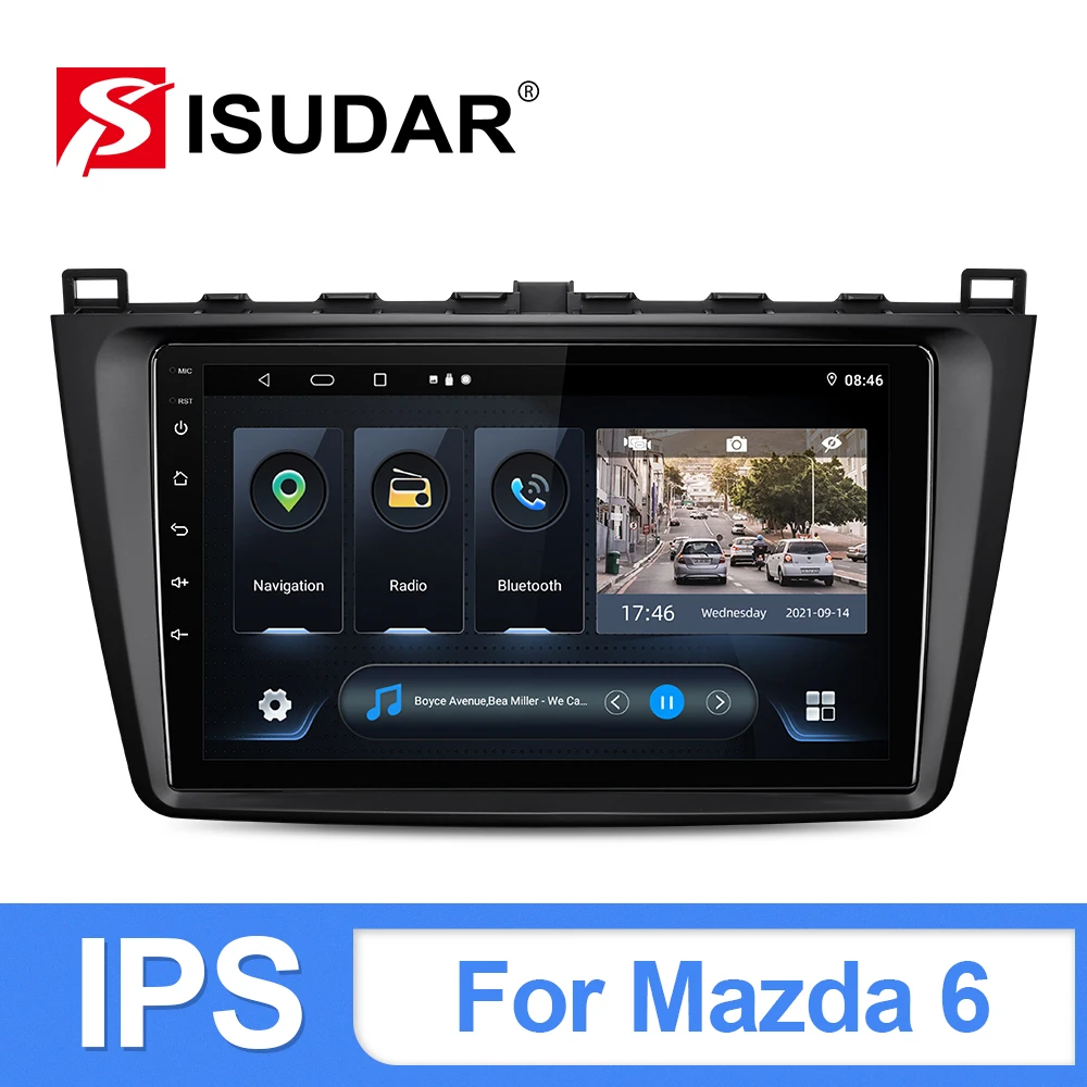 

ISUDAR T54 autoradio For Mazda 6 2 3 GH 2007 2008 2009-2014 Android Auto Radio Carplay Car Stereo GPS Multimedia 4G IPS No 2din