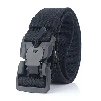 

1PCS Tactical Belt Quick-Release Nylon Magnetic Belt Cinturon Tactico Militar Lightweight Rigger Waist
