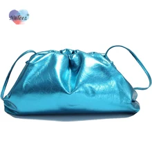 Nuleez мягкая женская сумка-клатч из натуральной воловьей кожи, сумочка и сумка через плечо, вечерняя сумочка, модная в