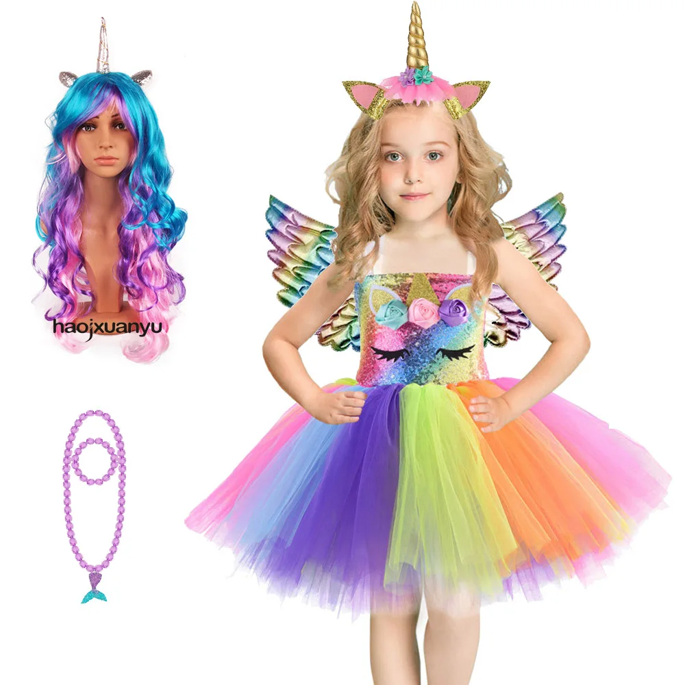 Cosplay Pony Kostum Gadis Natal Unicorn 