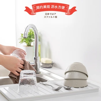 

Japan Imported Bowl Cup Drainer Dishes Sink Drain Plastic Tray Cutlery Filter Plate Storage Shelving Rack Drain Board Kitchen