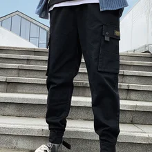 Woodsvoice/ Брендовые мужские брюки-карго, осенние брюки, мужские зимние повседневные штаны для бега, уличная одежда большого размера 7XL, однотонные мужские штаны в стиле хип-хоп