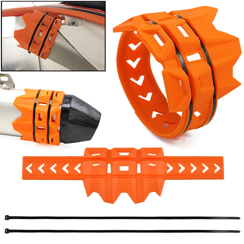 Силиконовое ограждение выхлопа для KTM SX SXF EXC XCW XC-W EXC-F мотокросса подарок Хвостовая труба Полезная прочная Высококачественная крышка