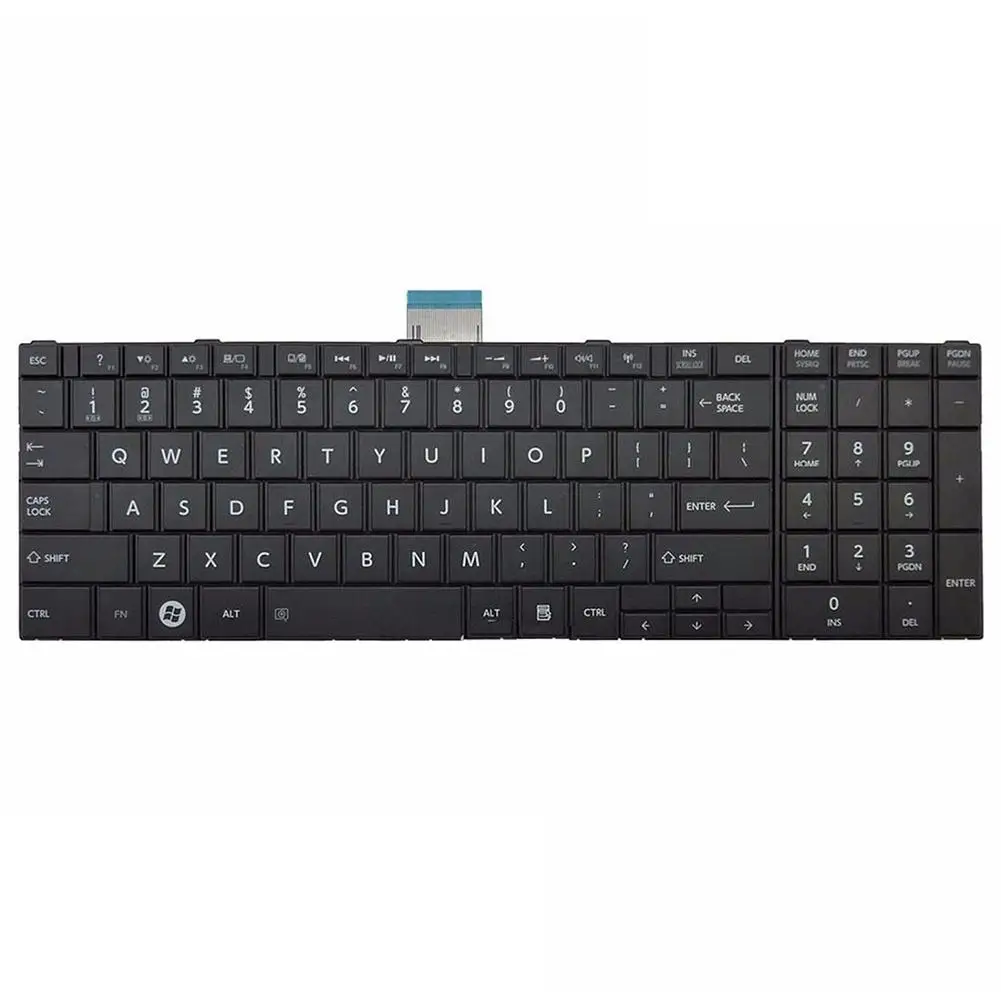 Американская клавиатура с подсветкой для Toshiba Satellite C850 C850D C855 C855D L850 L850D L855