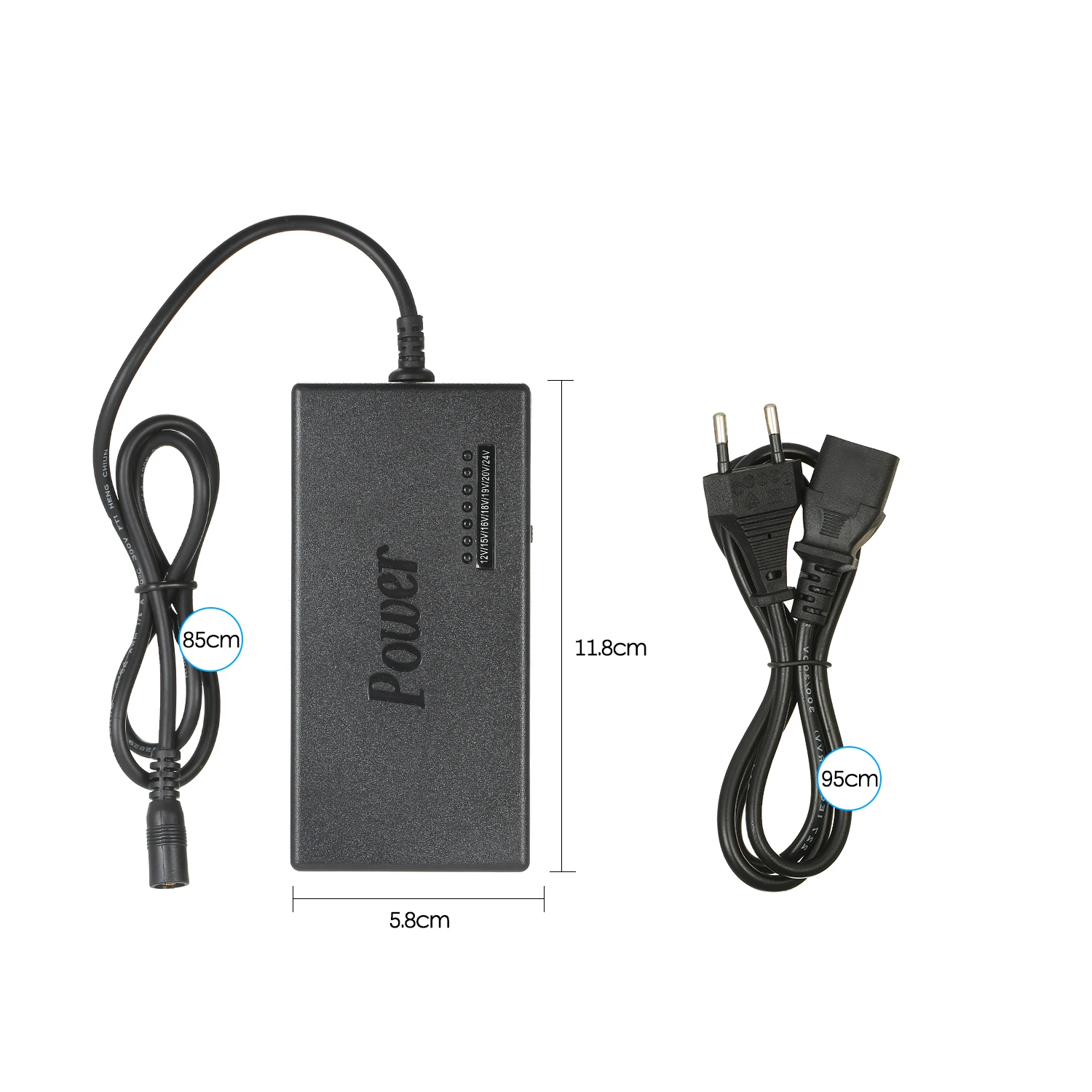 Универсальный адаптер питания 96 Вт 12 В до 24 В регулируемое портативное зарядное устройство для Dell Toshiba Hp Asus acer ноутбуков EU US UK AU Plug