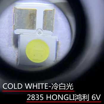 

100PCS HONGLI TRONIC LED Backlight 1210 3528 2835 1W 6V 111LM Cool white LCD Backlight for TV TV Application