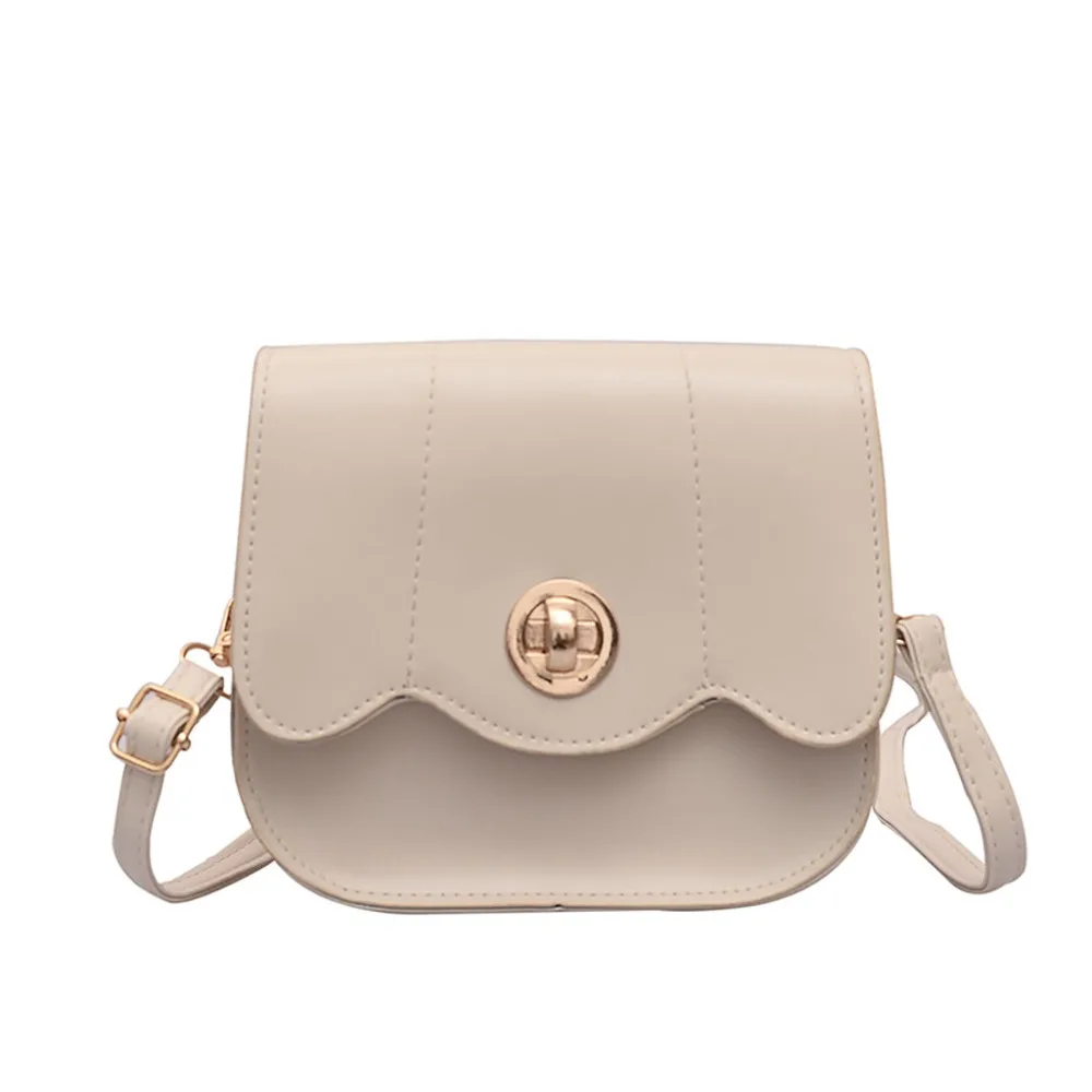 Пряжка сумка через плечо модная женская с замком дикая Сумка женская кожаная милая маленькая квадратная сумка для телефона