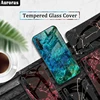 Auroras For Realme X3 Case Tempered Glass With Soft TPU Frame Shockproof Back For Realme X3 SuperZoom Cover Case ► Photo 2/6