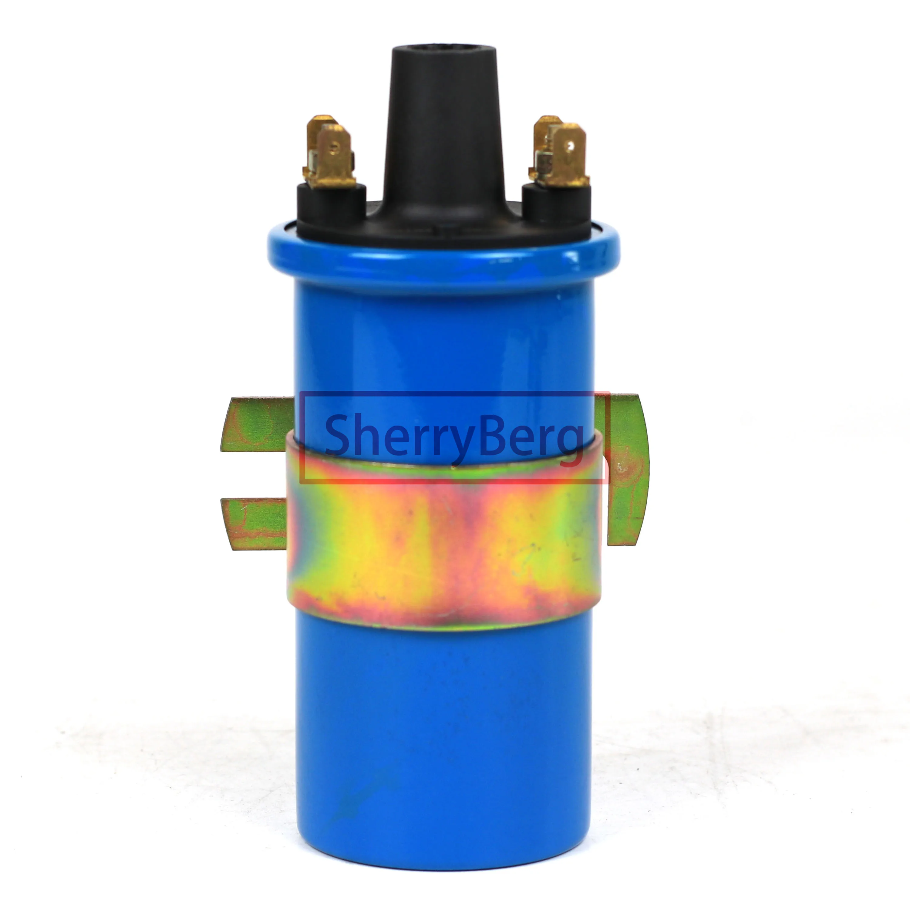 SherryBerg BLUE Color IGNITION COIL 12VOLT FITS FOR VOLKSWAGEN BUG TYPE1 TYPE2 T3 T4 FOR PORSCHE VOLVO BMW EMPI Bosch MODEL NEW