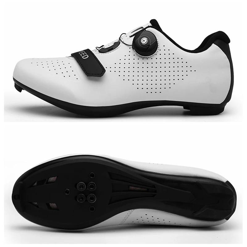 Bike Shoes Road Cycling Shoes Road Bike Shoes Black-White RRS-WS Size 38-47 NEW 