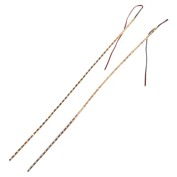 

2pcs Waterproof 45cm SMD 3528 Yellow 45 LED Flexible Strip Light Lamp Car DC 12V