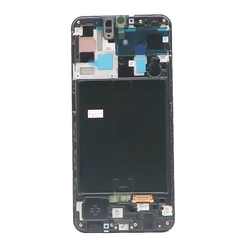 Tela de Toque Assembléia com Quadro Lcd para Samsung Original Amoled Galaxy A50 A505 A505f Sm-a505fd Display Lcd Digitador 100% 6.4 6 tela de toque digitador assembléia com quadro