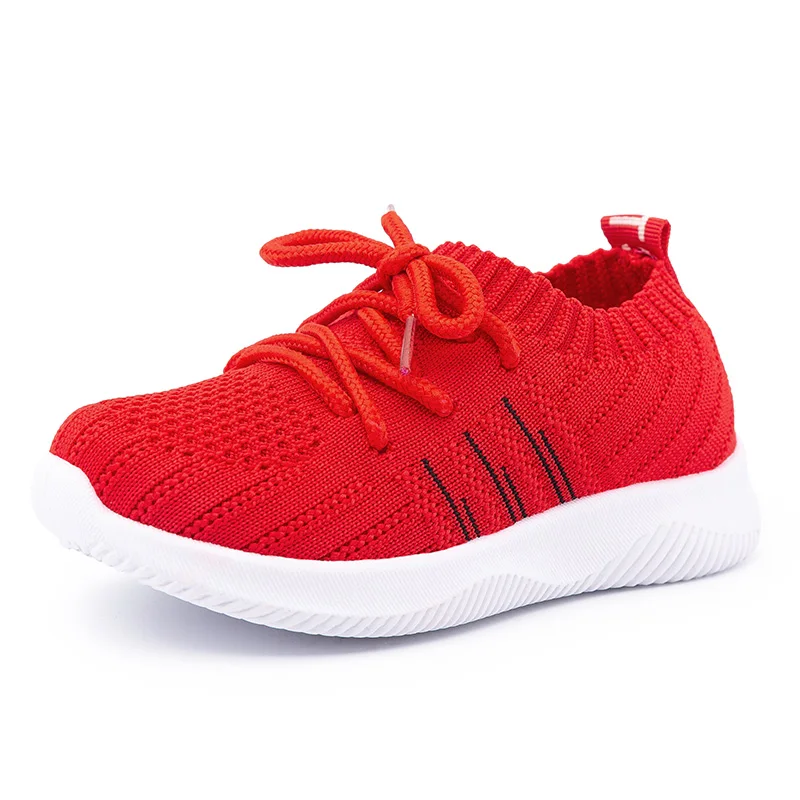 

Kids Shoes Casual Mesh Breathable Lace-up Sneaker for Girls or Boys Toddler Outdoor Sneakers 22-39
