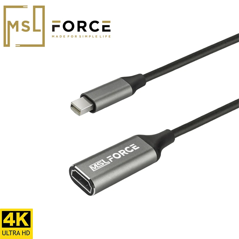 Мини DP к HDMI 4K кабель конвертер адаптер Mini DisplayPort для Apple iMac Macbook Pro Air notebook|Кабели HDMI|