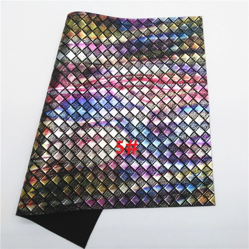 5 Glitterwishcome 21X29 см A4 размер винил для луков переливающиеся тисненые тканевые кожаные тканевые листы из искусственной кожи для бантов, GM550A - Цвет: 5