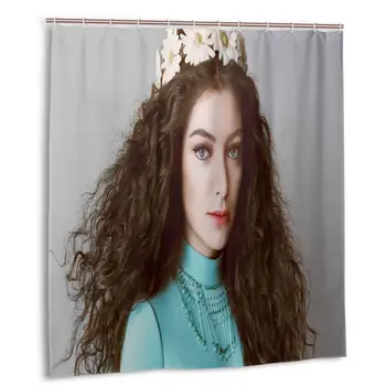 

Lorde Shower Curtain with Hooks bathroom Waterproof Polyester Fabric