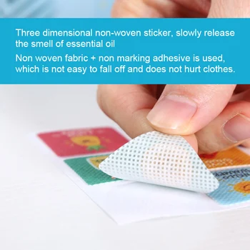 

72pcs/box Mosquito Repellent Stickers Patches Cartoon Pure Plant Essential Oil Stickers for Baby Kid MU8669