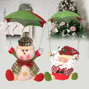 

Santa Claus Snowman In Parachute Pendant Christmas Tree Hanging Home Decor Ornament for Home Merry Christmas Tree Decor