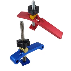 Pince à fente en T pour menuiserie, Kit de pinces pour planche à presser, multi usages, limiteur de positionnement, dispositif de Clip d'onglet 