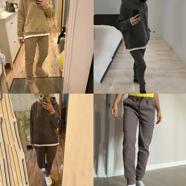 Women Casual Velvet Pants Winter Lady's Thick Wool Pants Women's Clothing Lace-up Long Trousers 6